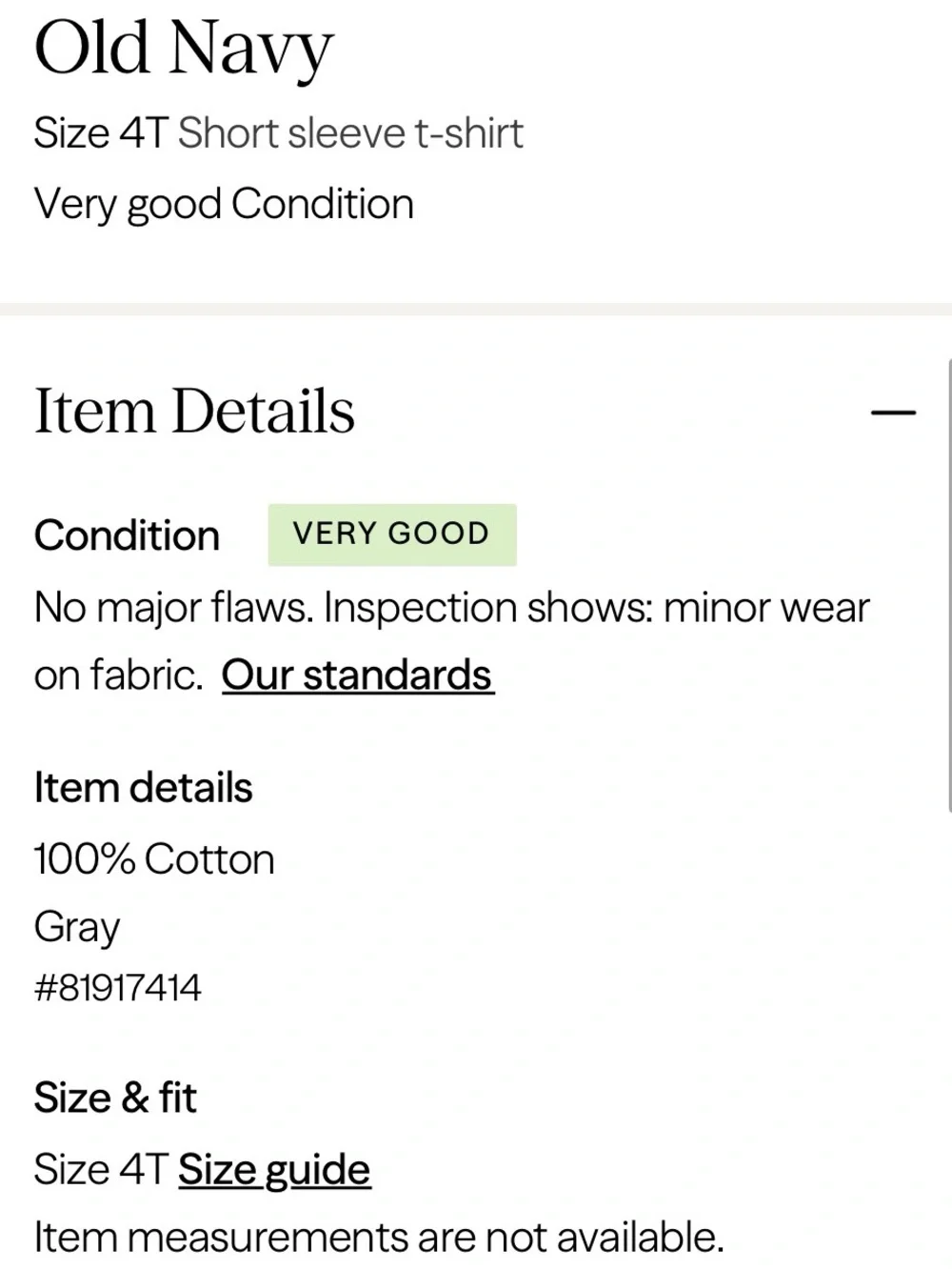 OLD NAVY Batman Logo Graphic Tee - Charcoal & Gold